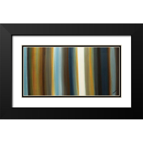 Destinos III Black Modern Wood Framed Art Print with Double Matting by Guedez, Carmen