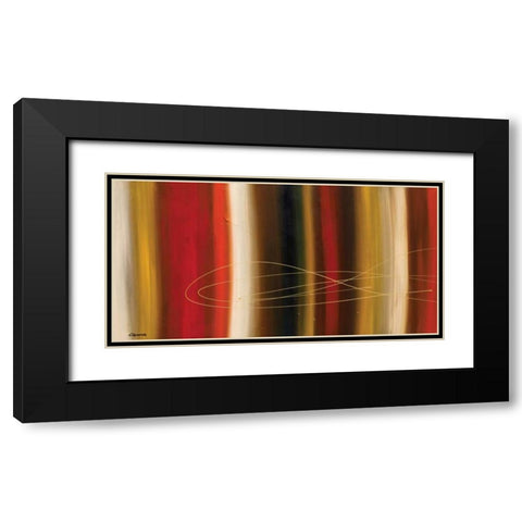 Gold Rush Black Modern Wood Framed Art Print with Double Matting by Guedez, Carmen