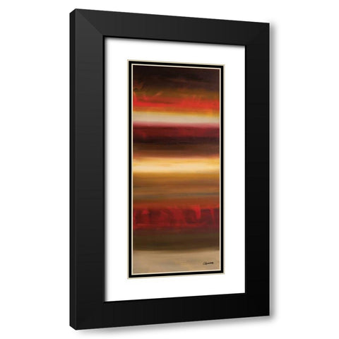 Freedom Panel Black Modern Wood Framed Art Print with Double Matting by Guedez, Carmen