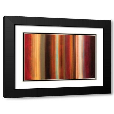 Serenidad Black Modern Wood Framed Art Print with Double Matting by Guedez, Carmen