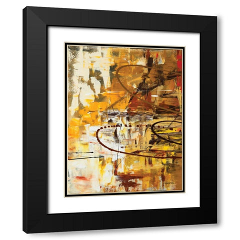 Funtastic I Black Modern Wood Framed Art Print with Double Matting by Guedez, Carmen