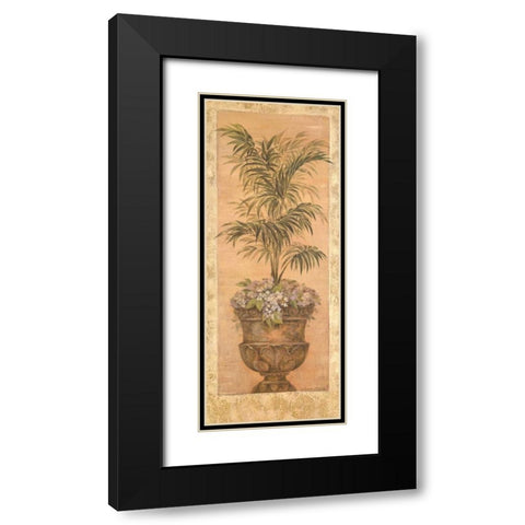 Parlor Palm IV Black Modern Wood Framed Art Print with Double Matting by Gladding, Pamela