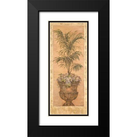 Parlor Palm IV Black Modern Wood Framed Art Print with Double Matting by Gladding, Pamela