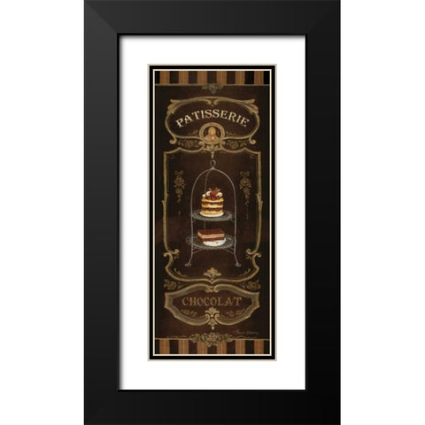 Chocolat Black Modern Wood Framed Art Print with Double Matting by Gladding, Pamela