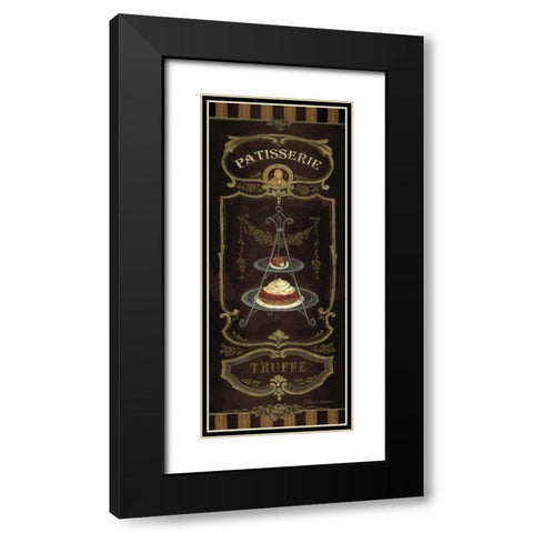 Truffle Black Modern Wood Framed Art Print with Double Matting by Gladding, Pamela