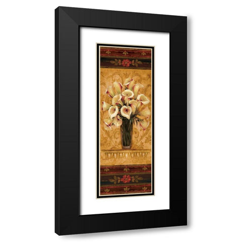 View from Pompeii Panel I Black Modern Wood Framed Art Print with Double Matting by Gladding, Pamela