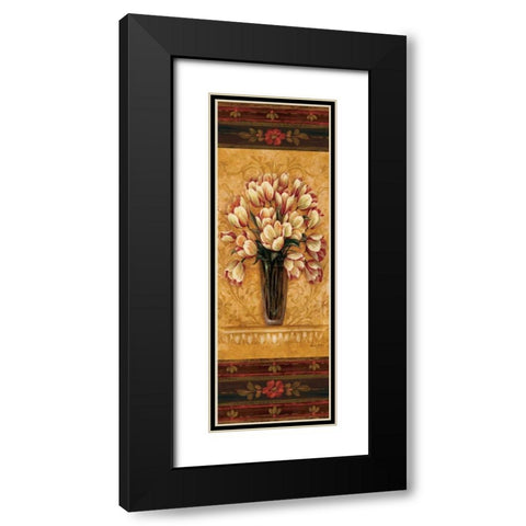 View from Pompeii Panel II Black Modern Wood Framed Art Print with Double Matting by Gladding, Pamela