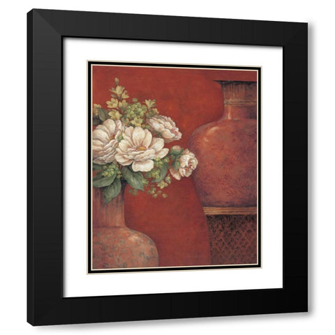 Venetian Chinois I Black Modern Wood Framed Art Print with Double Matting by Gladding, Pamela