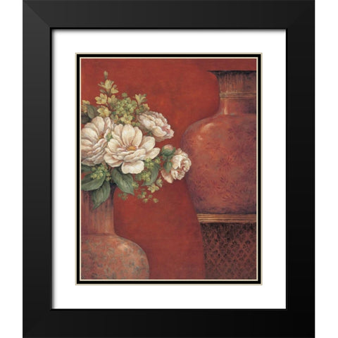Venetian Chinois I Black Modern Wood Framed Art Print with Double Matting by Gladding, Pamela