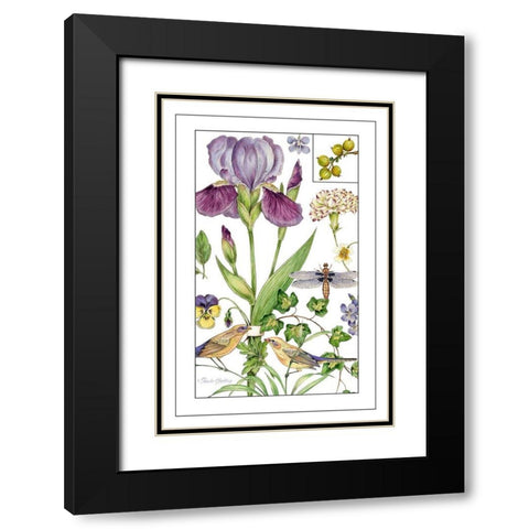Print Botanical II Black Modern Wood Framed Art Print with Double Matting by Gladding, Pamela