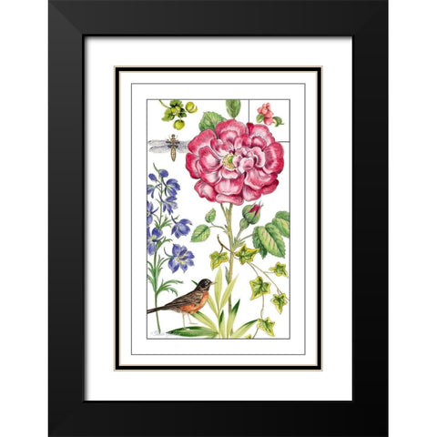 Print Botanical IV Black Modern Wood Framed Art Print with Double Matting by Gladding, Pamela
