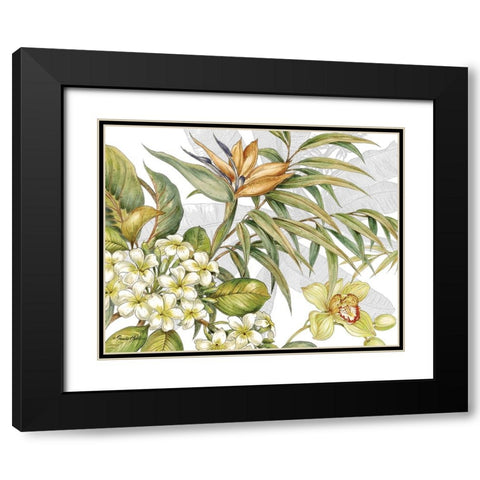 Distant Shore II Black Modern Wood Framed Art Print with Double Matting by Gladding, Pamela