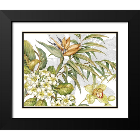 Distant Shore II Black Modern Wood Framed Art Print with Double Matting by Gladding, Pamela