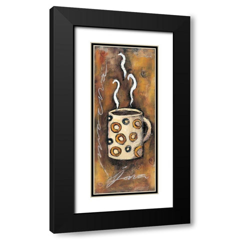 Java Black Modern Wood Framed Art Print with Double Matting by Gamel, Tara
