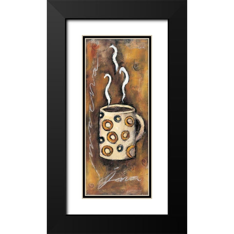 Java Black Modern Wood Framed Art Print with Double Matting by Gamel, Tara