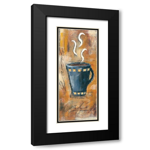 Latte Black Modern Wood Framed Art Print with Double Matting by Gamel, Tara