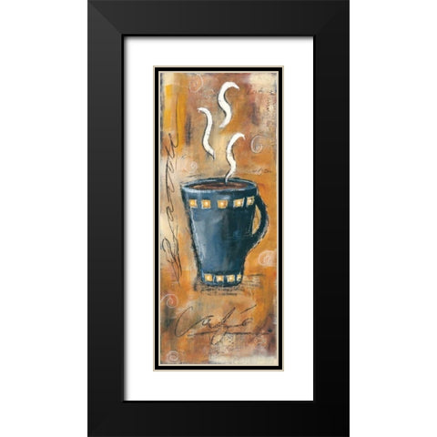 Latte Black Modern Wood Framed Art Print with Double Matting by Gamel, Tara