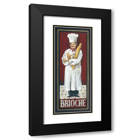 Brioche Black Modern Wood Framed Art Print with Double Matting by Gorham, Gregory