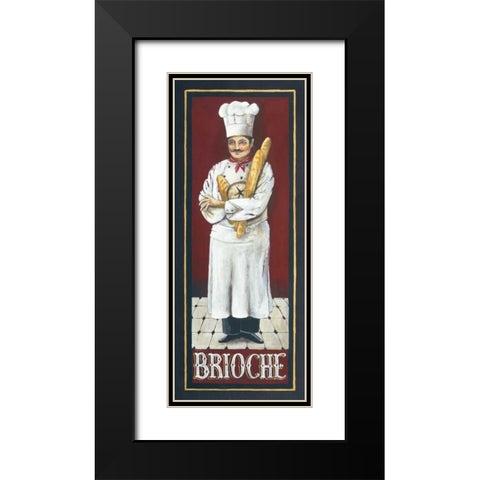 Brioche Black Modern Wood Framed Art Print with Double Matting by Gorham, Gregory