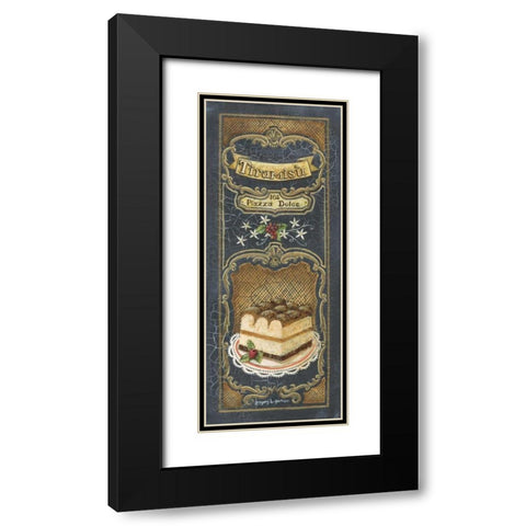 Tiramisu Black Modern Wood Framed Art Print with Double Matting by Gorham, Gregory