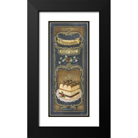 Tiramisu Black Modern Wood Framed Art Print with Double Matting by Gorham, Gregory