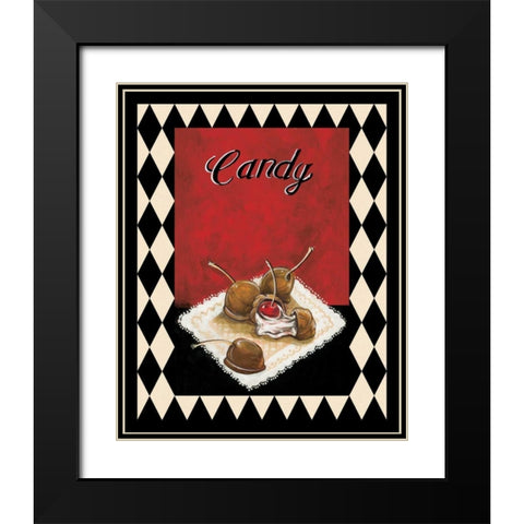 Desserts III Black Modern Wood Framed Art Print with Double Matting by Gorham, Gregory