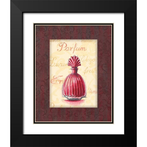 Parfum II Black Modern Wood Framed Art Print with Double Matting by Gorham, Gregory