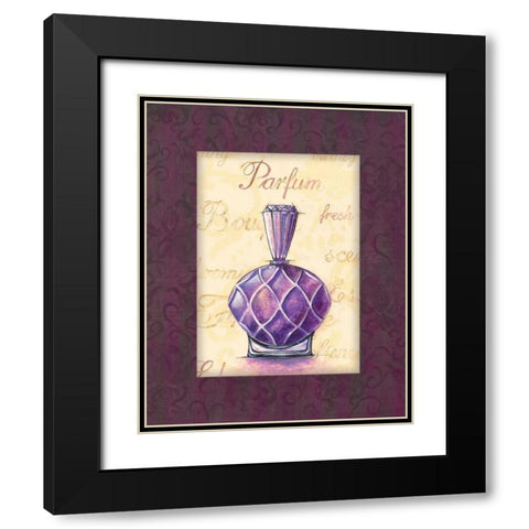 Parfum III Black Modern Wood Framed Art Print with Double Matting by Gorham, Gregory