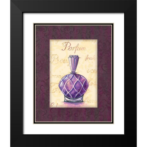 Parfum III Black Modern Wood Framed Art Print with Double Matting by Gorham, Gregory