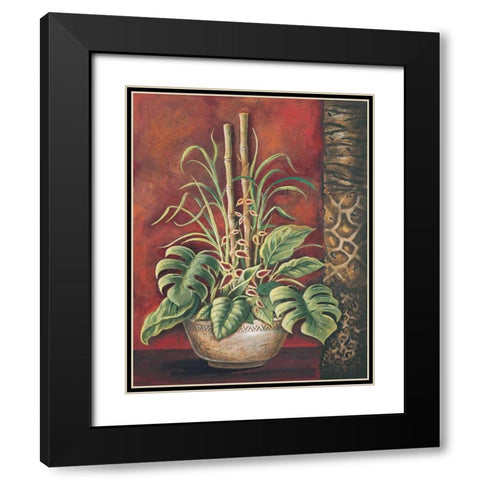 Exotic Tropical II Black Modern Wood Framed Art Print with Double Matting by Gorham, Gregory