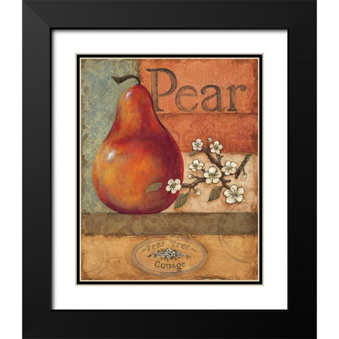 Pear Crate Black Modern Wood Framed Art Print with Double Matting by Gorham, Gregory