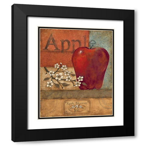 Apple Crate Black Modern Wood Framed Art Print with Double Matting by Gorham, Gregory