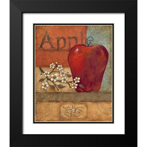 Apple Crate Black Modern Wood Framed Art Print with Double Matting by Gorham, Gregory