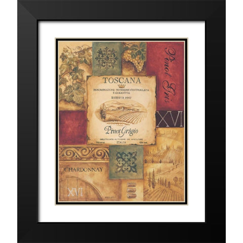 Wine Country I Black Modern Wood Framed Art Print with Double Matting by Gorham, Gregory