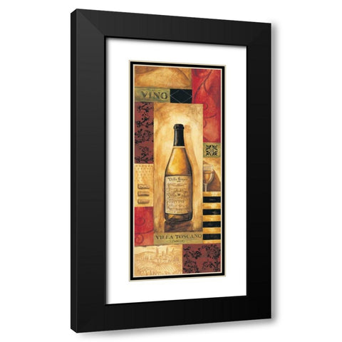 Villa Toscano Panel Black Modern Wood Framed Art Print with Double Matting by Gorham, Gregory