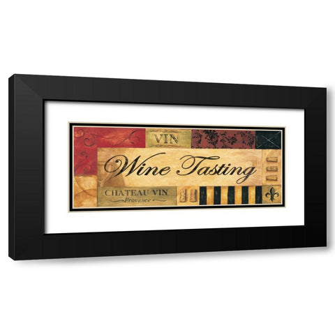 Wine Tasting Black Modern Wood Framed Art Print with Double Matting by Gorham, Gregory