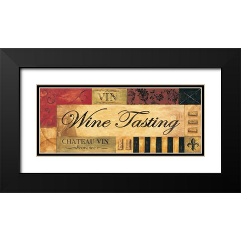 Wine Tasting Black Modern Wood Framed Art Print with Double Matting by Gorham, Gregory