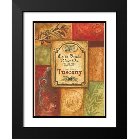 Tuscan Olive Oil Black Modern Wood Framed Art Print with Double Matting by Gorham, Gregory
