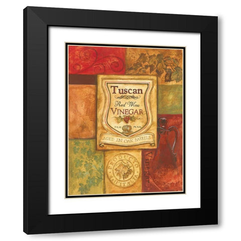 Tuscan Vinegar Black Modern Wood Framed Art Print with Double Matting by Gorham, Gregory