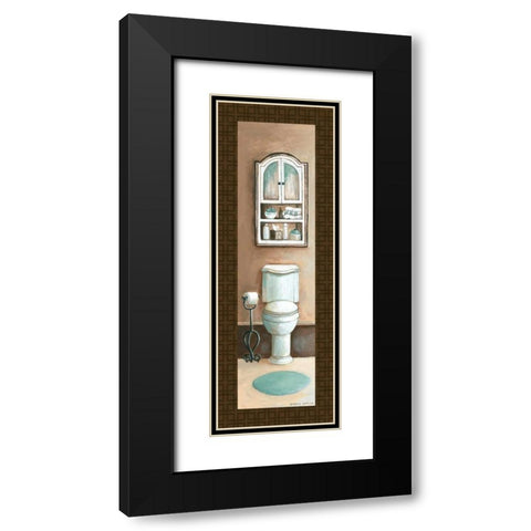 Bath Panel III Black Modern Wood Framed Art Print with Double Matting by Gorham, Gregory