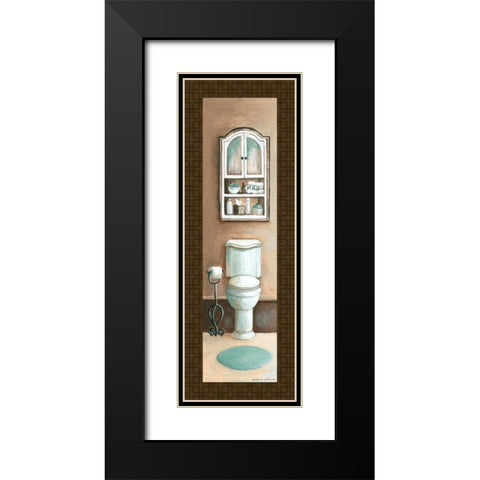 Bath Panel III Black Modern Wood Framed Art Print with Double Matting by Gorham, Gregory
