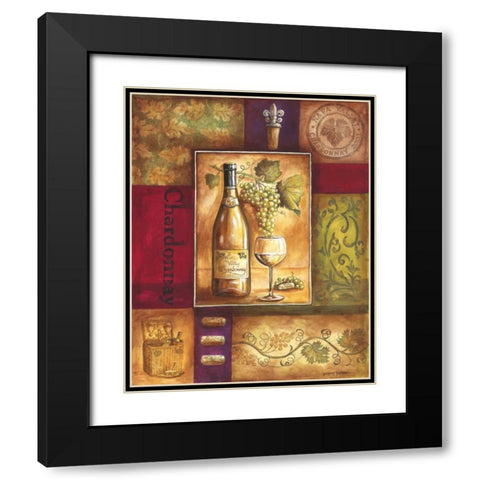 Valley Wine I Black Modern Wood Framed Art Print with Double Matting by Gorham, Gregory