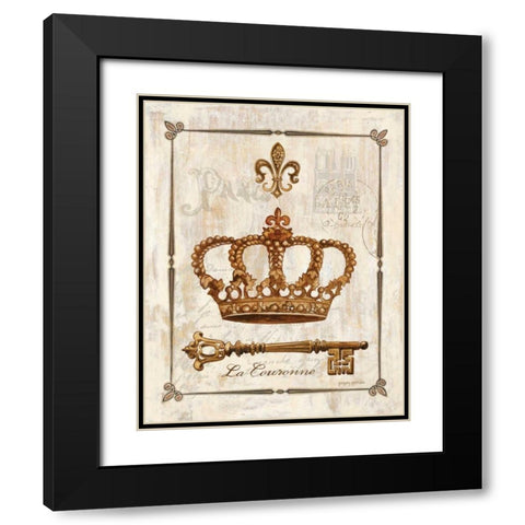 La Couronne Black Modern Wood Framed Art Print with Double Matting by Gorham, Gregory