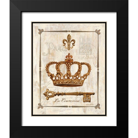 La Couronne Black Modern Wood Framed Art Print with Double Matting by Gorham, Gregory