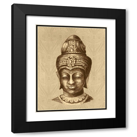 Lopburi II Black Modern Wood Framed Art Print with Double Matting by Gorham, Gregory