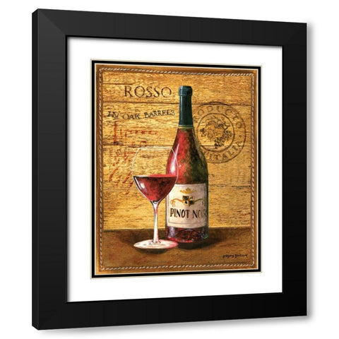 Aged in Oak I Black Modern Wood Framed Art Print with Double Matting by Gorham, Gregory