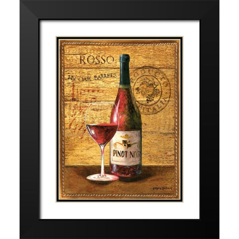 Aged in Oak I Black Modern Wood Framed Art Print with Double Matting by Gorham, Gregory