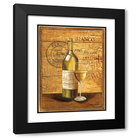 Aged in Oak II Black Modern Wood Framed Art Print with Double Matting by Gorham, Gregory