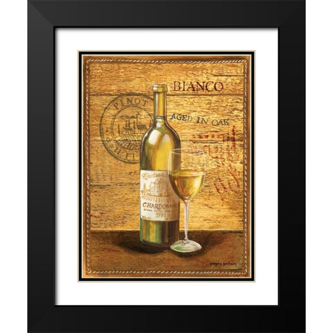 Aged in Oak II Black Modern Wood Framed Art Print with Double Matting by Gorham, Gregory