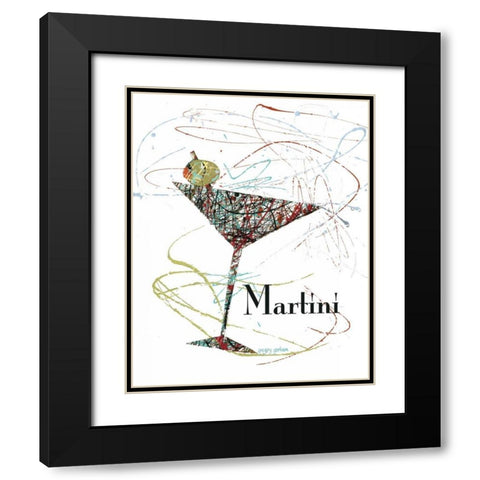 Happy Hour Motif I Black Modern Wood Framed Art Print with Double Matting by Gorham, Gregory